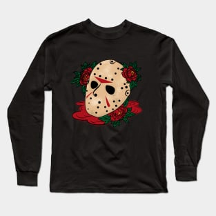 Jason Flower Power Mask Long Sleeve T-Shirt